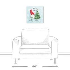 Let It Gnome Canvas Wall Art -Northlight Sale Store D673231S 5