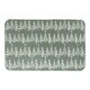 Sage Christmas Tree Pattern Bath Mat