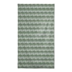 102'' Sage Christmas Tree Pattern Tablecloth