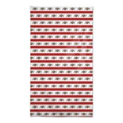 102'' Joy Wreath Stripes Tablecloth 4 102'' Joy Wreath Stripes Tablecloth -Northlight Sale Store D673288S 1 1