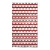 102'' Joy Wreath Stripes Tablecloth