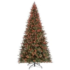 9ft. Pre-Lit Alexa Enabled Vermont Spruce Artificial Christmas Tree, Multicolor LED Lights -Northlight Sale Store D674163S 3
