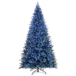 9ft. Pre-Lit Alexa Enabled Vermont Spruce Artificial Christmas Tree, Multicolor LED Lights -Northlight Sale Store D674163S 5