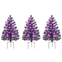 3ct. Pre-Lit Alexa Enabled Pathway Artificial Christmas Tree Set 18 3ct. Pre-Lit Alexa Enabled Pathway Artificial Christmas Tree Set -Northlight Sale Store D674164S 7