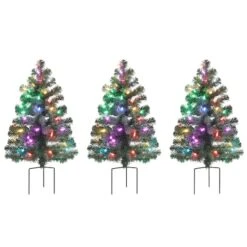 3ct. Pre-Lit Alexa Enabled Pathway Artificial Christmas Tree Set 19 3ct. Pre-Lit Alexa Enabled Pathway Artificial Christmas Tree Set -Northlight Sale Store D674164S 8
