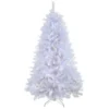 6.5ft. Pre-Lit White Artificial Christmas Tree, Dual Color® LED Lights