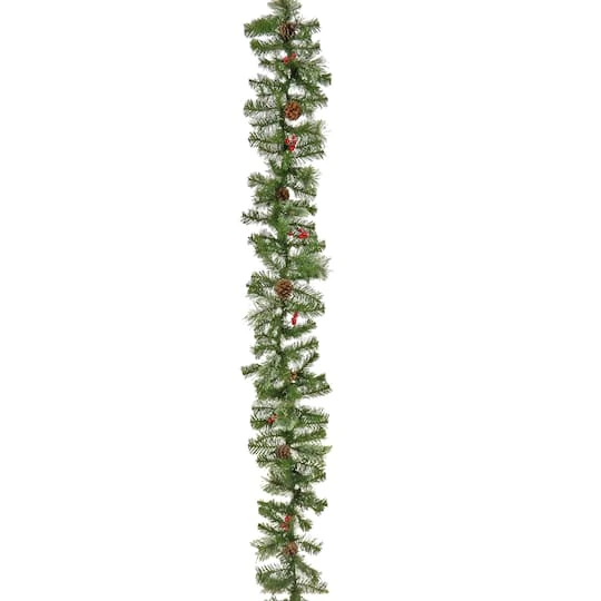 9ft. Evergreen & Cashmere Tips Garland 5 9ft. Evergreen & Cashmere Tips Garland - Image 5