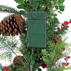 9ft. Decorated Vienna Waltz Garland With LED Lights -Northlight Sale Store D675926S 15