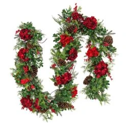 9ft. Decorated Vienna Waltz Garland With LED Lights -Northlight Sale Store D675926S 16
