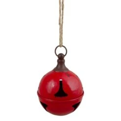 Northlight 7" Red Metal Jingle Bell Hanging Christmas Decoration -Northlight Sale Store D676279S 11