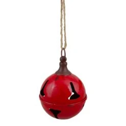 Northlight 7" Red Metal Jingle Bell Hanging Christmas Decoration -Northlight Sale Store D676279S 15