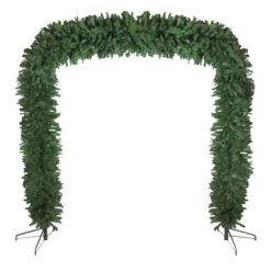 Northlight 8ft. Unlit Commercial Size Green Pine Artificial Christmas Archway -Northlight Sale Store D676280S 11