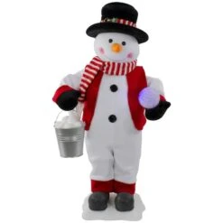 Northlight 24" Lighted & Animated Musical Snowman Christmas Figure