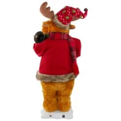 Northlight 24" Lighted & Animated Musical Moose Christmas Figure 13 Northlight 24" Lighted & Animated Musical Moose Christmas Figure -Northlight Sale Store D676289S 6