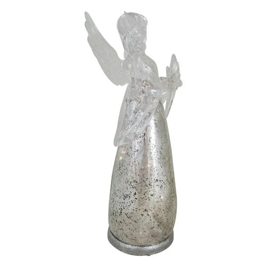 Northlight 13" Lighted Angel Holding A Star Christmas Tabletop Figurine 5 Northlight 13" Lighted Angel Holding A Star Christmas Tabletop Figurine - Image 5