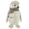 Northlight 8" Ivory Sisal Penguin Christmas Figure
