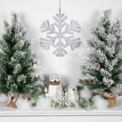 Northlight 8" Ivory Sisal Penguin Christmas Figure -Northlight Sale Store D676296S 12