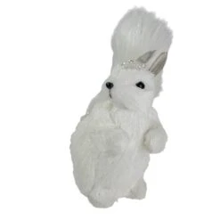 Northlight 9" White Squirrel With Silver Gems Christmas Tabletop Decoration -Northlight Sale Store D676298S 3