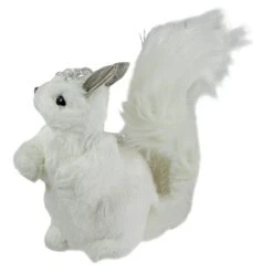 Northlight 9" White Squirrel With Silver Gems Christmas Tabletop Decoration -Northlight Sale Store D676298S 4