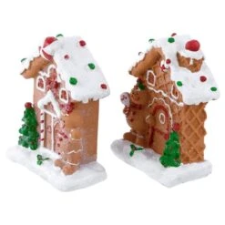 Northlight Gingerbread Houses With Gingerbread Boy & Girl Christmas Decoration Set -Northlight Sale Store D676301S 15