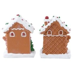 Northlight Gingerbread Houses With Gingerbread Boy & Girl Christmas Decoration Set -Northlight Sale Store D676301S 16