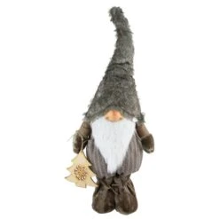 Northlight 33" Gray & White Woodland Gnome With Striped Pants Christmas Figurine -Northlight Sale Store D676304S 11