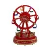 Northlight 11" Red & Gold LED Musical Rotating Christmas Ferris Wheel