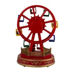 Northlight 11" Red & Gold LED Musical Rotating Christmas Ferris Wheel -Northlight Sale Store D676305S 5