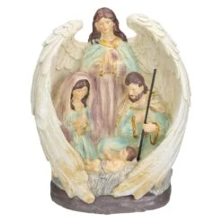 Northlight 11.25'' Holy Family And Angel Christmas Nativity Decoration