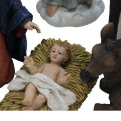 Northlight Blue And Red Christmas Nativity Figurine Set -Northlight Sale Store D676327S 2