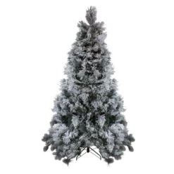 Northlight 7.5ft. Unlit Flocked Black Spruce Artificial Christmas Tree