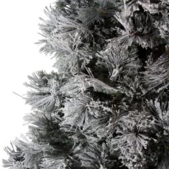 Northlight 7.5ft. Unlit Flocked Black Spruce Artificial Christmas Tree 9 Northlight 7.5ft. Unlit Flocked Black Spruce Artificial Christmas Tree -Northlight Sale Store D676629S 3