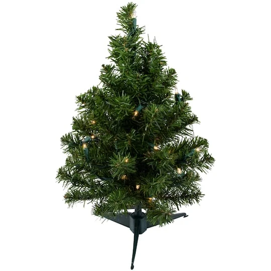 Northlight 1.5ft. Pre-Lit Canadian Pine Artificial Christmas Tree, Clear Lights 5 Northlight 1.5ft. Pre-Lit Canadian Pine Artificial Christmas Tree, Clear Lights - Image 5