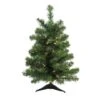 Northlight 2ft. Pre-Lit Canadian Pine Artificial Christmas Tree, Clear Lights
