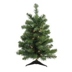 Northlight 2ft. Pre-Lit Canadian Pine Artificial Christmas Tree, Clear Lights 20 Northlight 2ft. Pre-Lit Canadian Pine Artificial Christmas Tree, Clear Lights -Northlight Sale Store D676654S 11