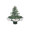 Northlight 2.5ft. Pre-Lit Musical Snowing Artificial Christmas Tree, White LED Lights