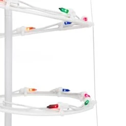 Northlight 3ft., 4ft., & 6ft. Pre-Lit Spiral Artificial Christmas Tree Set, Multicolor Lights -Northlight Sale Store D676670S 14