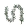 Northlight 9ft. Pre-Lit Flocked Victoria Pine Christmas Garland