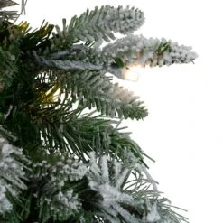 Northlight 9ft. Pre-Lit Flocked Mixed Rosemary Emerald Pine Christmas Garland -Northlight Sale Store D676714S 2