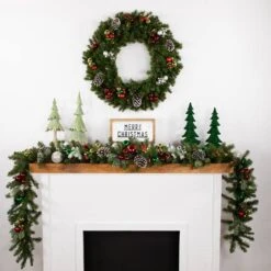Northlight 9ft. Pre-Lit Canadian Pine Christmas Garland -Northlight Sale Store D676717S 12