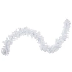 Northlight 9ft. Icy White Iridescent Spruce Christmas Garland -Northlight Sale Store D676727S 11