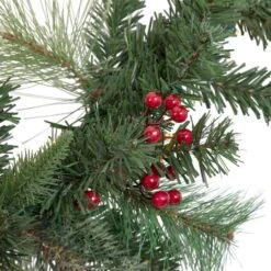 Northlight 6ft. Pre-Lit Decorated Pine Cone & Berries Christmas Garland -Northlight Sale Store D676728S 3