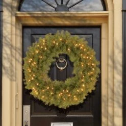 30" LED Norwood Fir Wreath 9 30" LED Norwood Fir Wreath -Northlight Sale Store D677555S 2