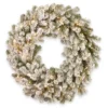 30" LED Snowy Sheffield Spruce Wreath