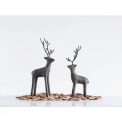 Hello Honey® 13.5" Cast Iron Standing Deer -Northlight Sale Store D758734S 2