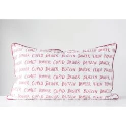 Hello Honey® Santa's Reindeer Lumbar Pillow 7 Hello Honey® Santa's Reindeer Lumbar Pillow -Northlight Sale Store D758739S 3