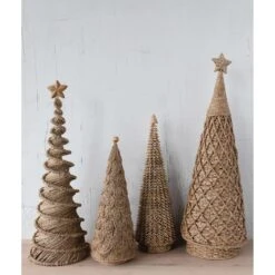 Hello Honey® 24" Natural Handwoven Buri Palm Cone Tree -Northlight Sale Store D758741S 2