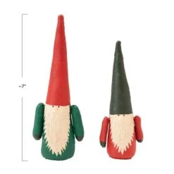 Hello Honey® Hand-Painted Christmas Canvas Gnomes Set -Northlight Sale Store D758746S 3