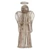 Hello Honey® 22" White Washed Handwoven Rattan Decorative Angel