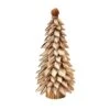 Hello Honey® 19" Natural Buri Leaf Loop Tree With Pod Decorative Tree Topper